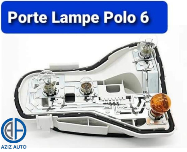 porte lampe feu arriere polo 6