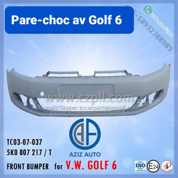 parechoc avant golf 6 sans capteur