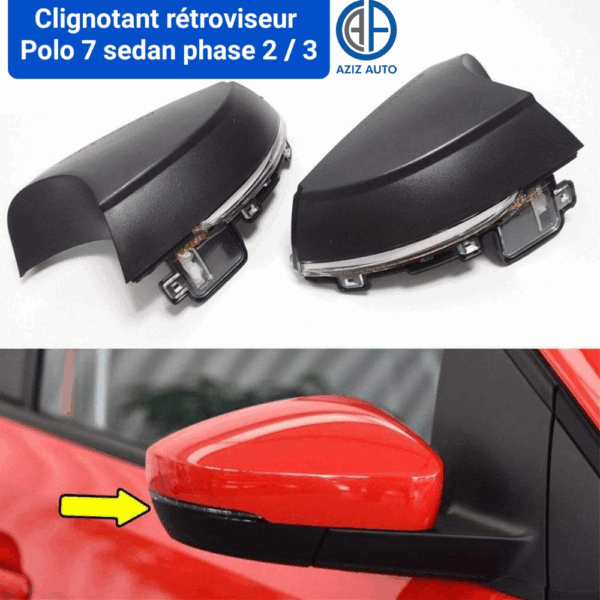 clignontant retroviseur polo 7 sedan ph 2-3