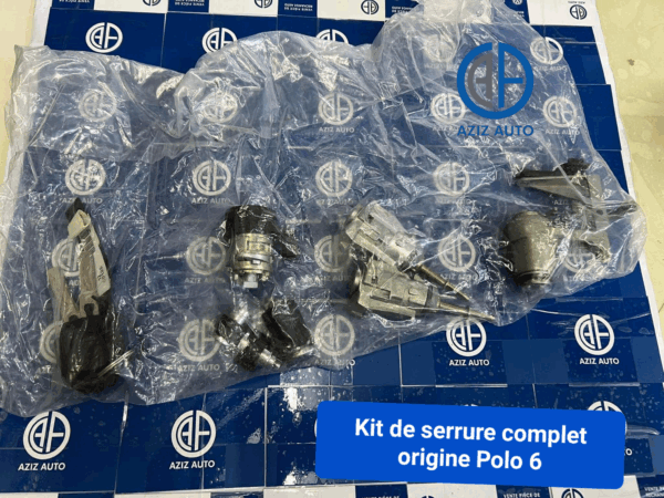 kit serrure porte / male / contact complet polo 5-6 origine vw – Image 2