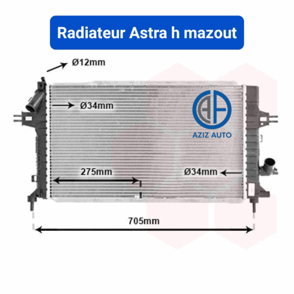 radiateur astra h mazout