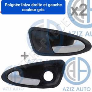 poigne ibiza avant reglage retroviseur electrique gris