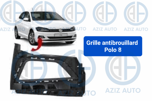 grille antibrouillard polo 8 + anti