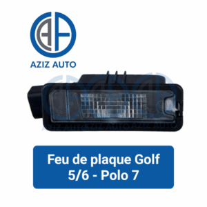 feu de plaque golf 5/6 polo 7
