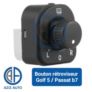 bouton retroviseur golf 5 jetta 3 passat b7