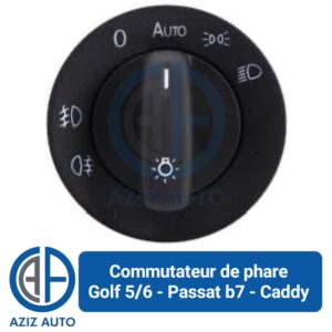 commutateur de phare golf 5/6 caddy jetta passat