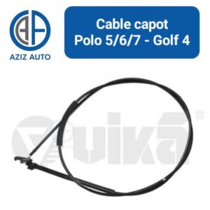 cable capot polo 5/6/7 golf 4