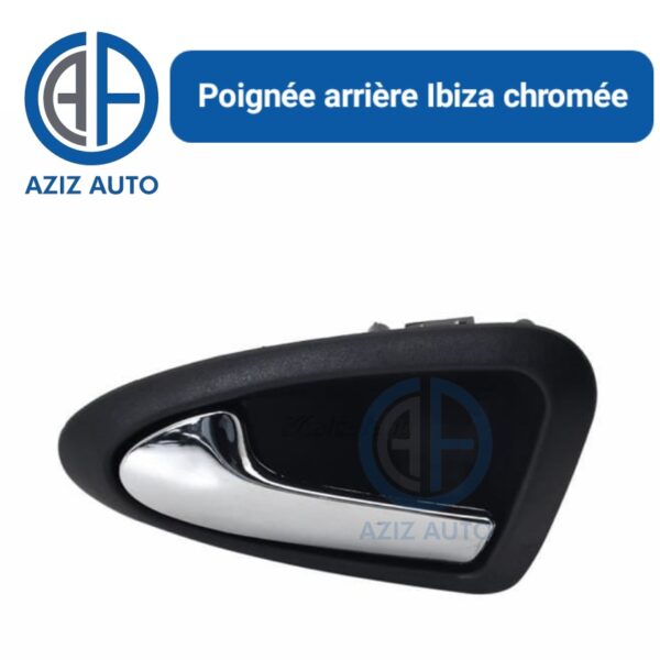 poigne arriere ibiza chromée