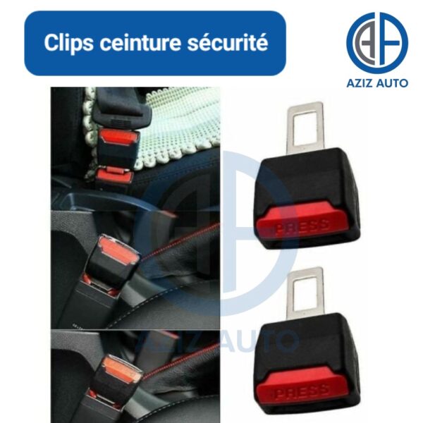 clips ceinture securite