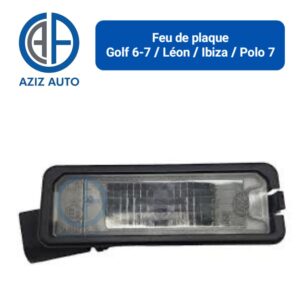 feu de plaque golf 6/7 leon ibiza polo 7