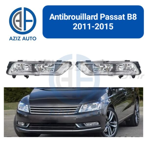 kit 2 antibrouillard passat b8 2011-2015 marque tyc