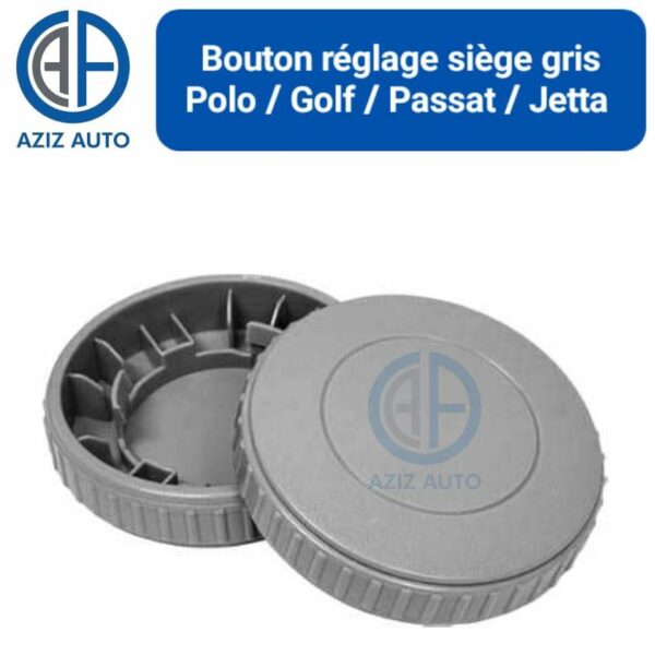 bouton reglage chaise gris polo golf passat jetta