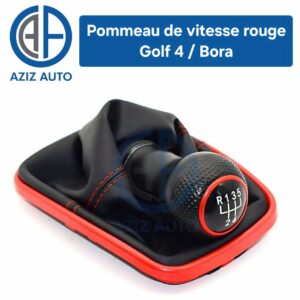 pommeau vitesse golf 4 / bora rouge