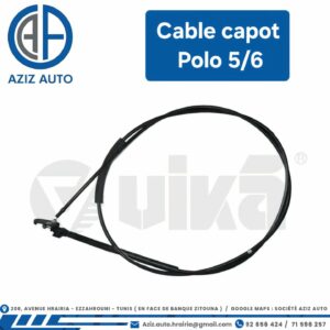 Cable capot Polo 5/6