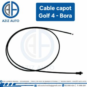 Cable capot Golf 4 - Bora