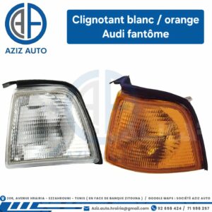 Clignotant blanc / orange Audi Fantôme