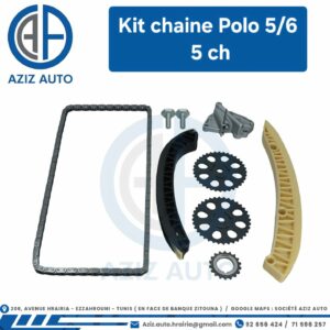 kit chaine polo 5/6 double arbre a came 5 ch marque bogap